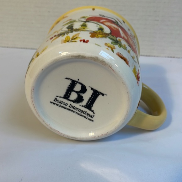 Boston International fall/ autumn mug, coffee or tea. Pumpkin - Picture 5 of 5